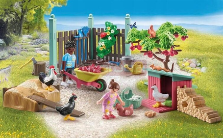 PLAYMOBIL MY LIFE 71510 MAŁA KURZA FERMA W OGRÓDKU TINY HOUSE