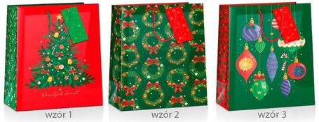 Torba prezentowa Boże Narodzenie 33x10x45cm MIX