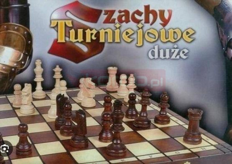 Szachy turniejowe duże 44cm