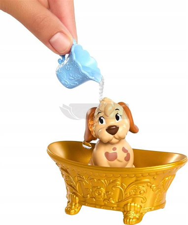 DISNEY LALKA KSIĘŻNICZKA BELLA Z PIESKIEM zestaw do zabawy dla dzieci +3 JFC42