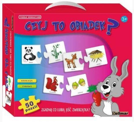 Puzzle edukacyjne Czyj to obiadek?