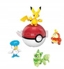MEGA POKEMON KLOCKI 79el ZESTAW Towarzysze z Paldei 4 Pokemony + Pokeball HPX92