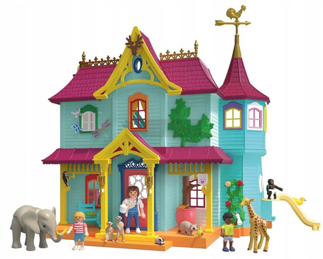 PLAYMOBIL ANIMALS & FRIENDS 71852 Kolorowa willa dla zwierząt zestaw +4 lat