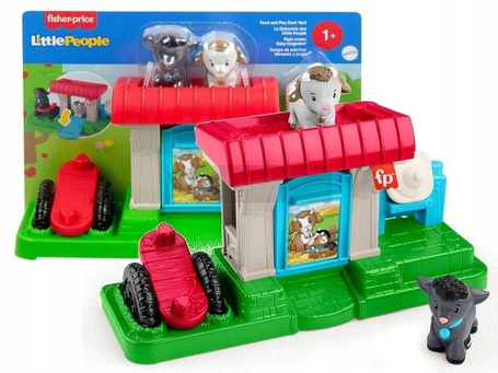 FISHER PRICE LITTLE PEOPLE ZAGRODA KÓZEK, interaktywna zabawka dla malucha HWR85