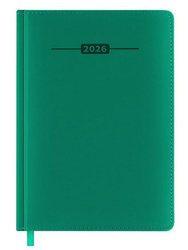 Kalendarz książkowy 2026 A5 zielony EASY