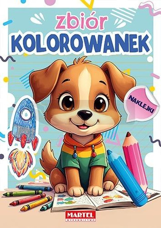 Zbiór kolorowanek z naklejkami