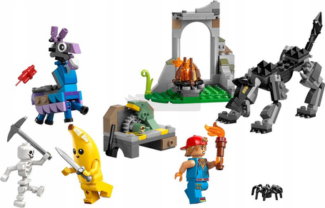 LEGO FORTNITE 77075 SKÓREK I ISKRA ORAZ OBÓZ zestaw klocków dla dzieci +7