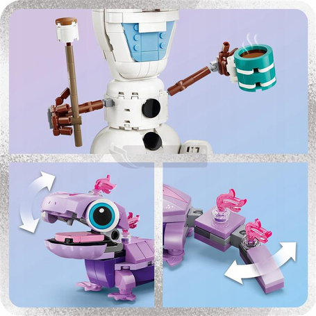 KLOCKI LEGO DISNEY KRAINA LODU 43287 Piknik Olafa i Bruniego, zestaw +7 lat