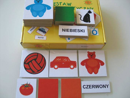 Zestaw dydaktyczny. Kolory