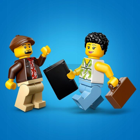 LEGO CITY 60487 Żółta taksówka, zestaw klocków dla dzieci +5 lat