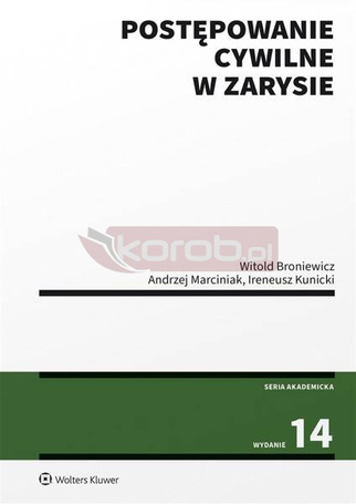 Postępowanie cywilne w zarysie w.14