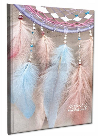 Kalendarz 2026 A5 tygodniowy notatka Łapacz Pastel