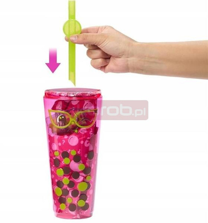 LALKA BARBIE POP REVEAL BUBBLE TEA Berry bliss, pachnąca lalka HTJ20