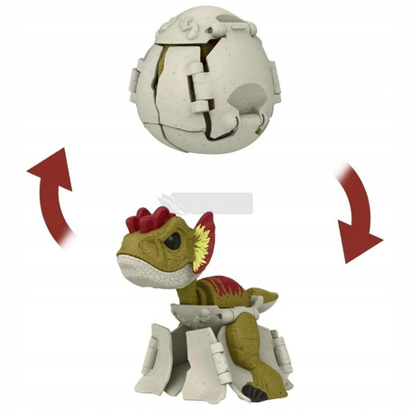 JURASSIC WORLD DINOZAUR Fierce Changers Hidden Hatchers: Dilophosaurus HLP04