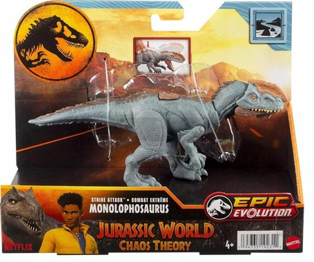 JURASSIC WORLD CHAOS THEORY EPIC EVOLUTIONS DINOZAUR MONOLOPHOSAURUS HTK64