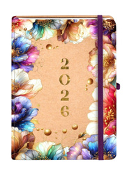 Kalendarz 2026 A5 Kraft DNS Kwiaty