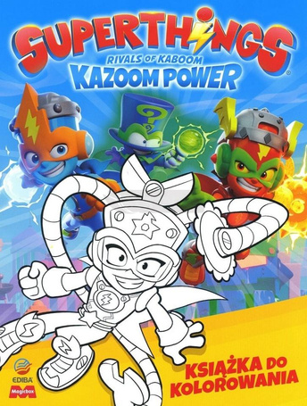 SuperThings Kazoom Power. Książka do kolorowania
