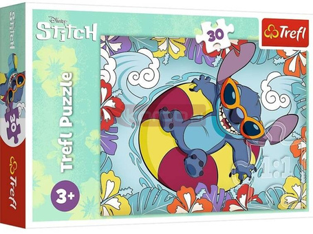 Puzzle 30 Lilo&Stitch na wakacjach TREFL