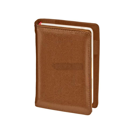 Kalendarz 2026 A6 wymienny wkład dzienny brązowy