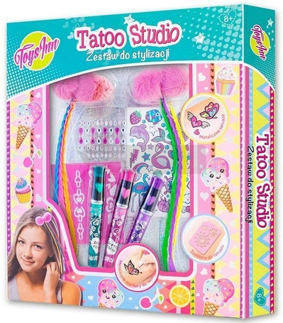 Tatoo Studio - zestaw do stylizacji z warkoczykami
