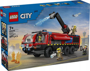 LEGO CITY 60499 Lotniskowy wóz strażacki, zestaw klocków dla dzieci +7 lat