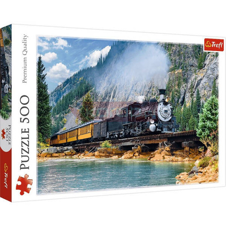 Puzzle 500 elementów Pociąg 
