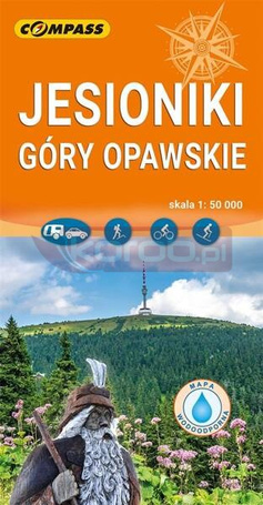 Mapa - Jesioniki, Góry Opawskie 1:50 000