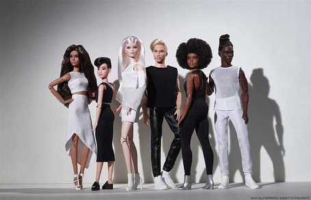 Lalka Barbie kolekcjonerska Ken Blond z brodą GTD90