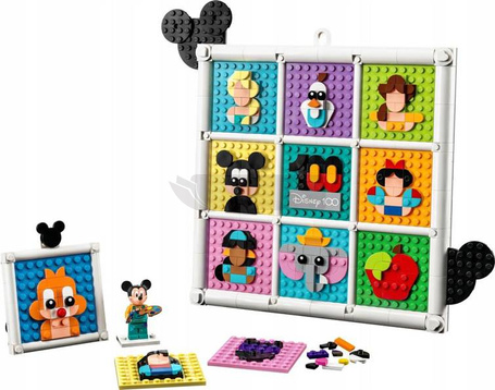 LEGO DISNEY 43221 100 LAT KULTOWYCH ANIMACJI DISNEY