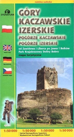 Mapa - Góry Kaczewskie, Izerskie w.2019