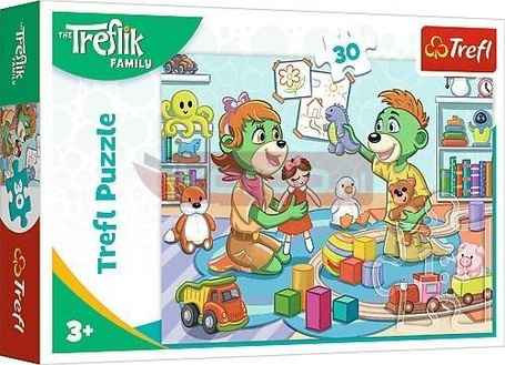 Puzzle 30 Radosna Rodzina Treflików TREFL