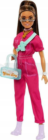 LALKA BARBIE W RÓŻOWYM KOMIBNEZONIE HPL76