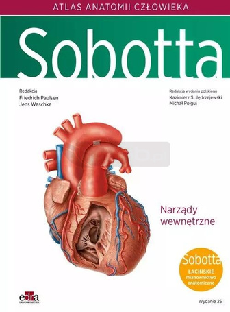 Atlas anatomii człowieka Sobotta T.2 Łacińskie...