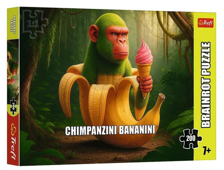 Puzzle 200 BrainRots Chimpanzini Bananini