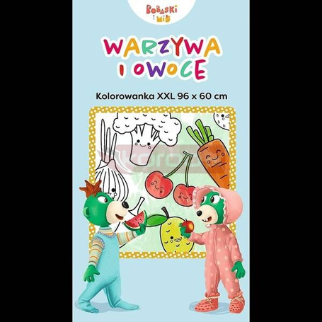 Kolorowanka XXL. Warzywa i owoce