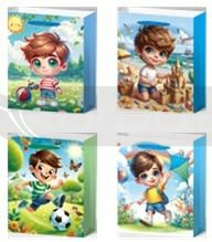 Torebka prezentowa L dziecięca mix