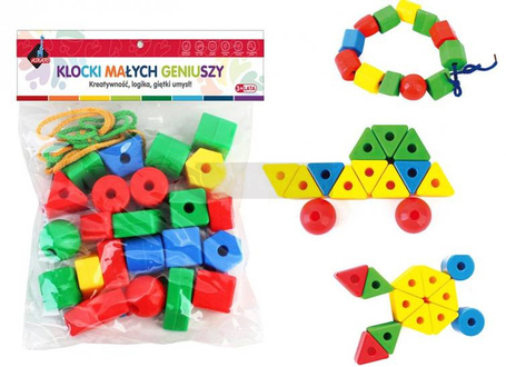 Klocki Geometryczne 62 elementy