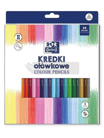 Kredki ołówkowe Regular 24 kolory