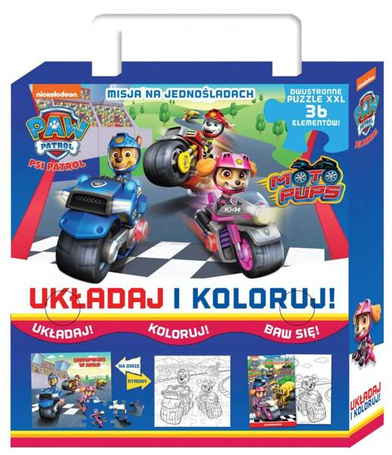 Psi Patrol. Układaj i koloruj