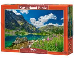 Puzzle 500 Czarny Staw pod Rysami Tatras CASTOR