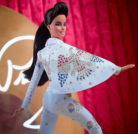 Lalka Barbie Kolekcjonerska Signature Elvis Presley GTJ95