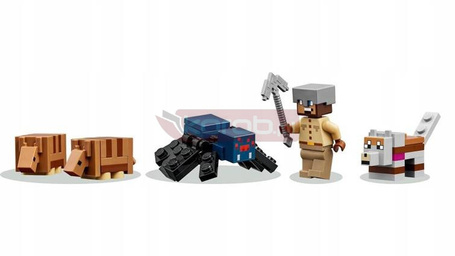 LEGO MINECRAFT 21269 Wyprawa do pancernikowej kopalni zestaw klocków +8 lat