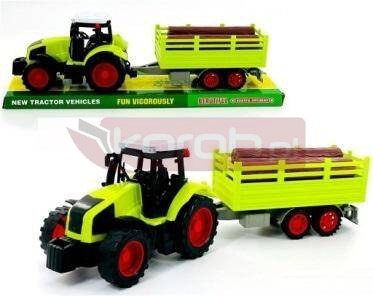 Traktor z przyczepą