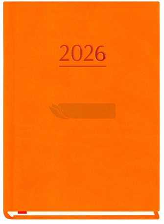 Terminarz 2026 B6 Marta pomarańczowy