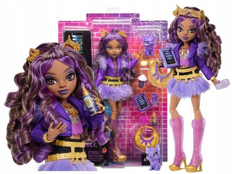 LALKA MONSTER HIGH CLAWDEEN WOLF lalka + zwierzątko wilczek Crescent JHK30