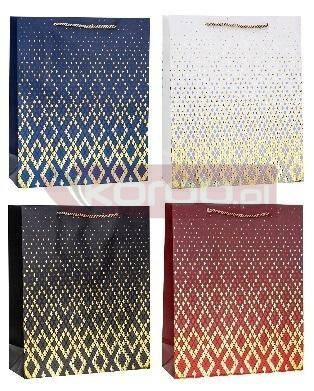Torebka ozdobna 26x32x10cm mix ROZETTE