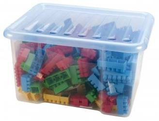 Klocki w pojemniku średnim