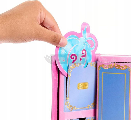 DISNEY PRINCESS LALKA KSIĘŻNICZKA KOPCIUSZEK zestaw z szafą i ubrankami JCR96