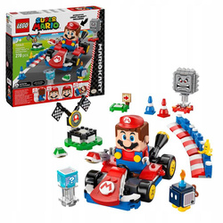 KLOCKI LEGO SUPER MARIO 72043 MARIO KART INTERAKTYWNA FIGURKA MARIO + KART