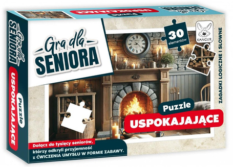 Gra dla Seniora. Puzzle Uspokajające